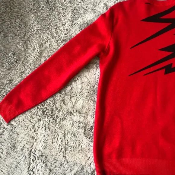 Mens Red Gucci Panther Pullover Sz 42 (XL) NWOT Guaranteed 100% Authentic